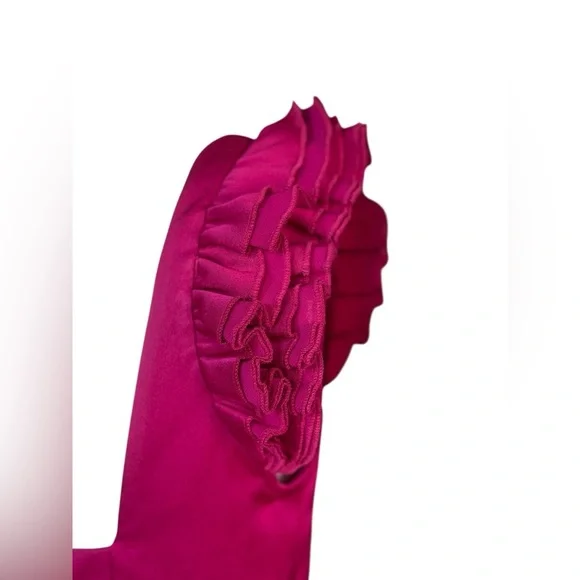 Aidan Mattox Fuchsia High Low Dress Size 0. G#2 - Picture 12 of 16